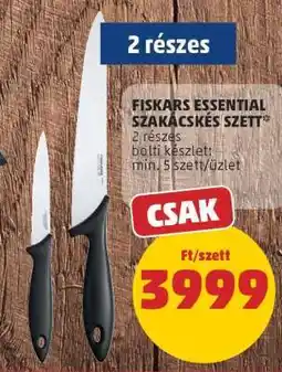PENNY FISKARS ESSENTIAL SZAKÁCSKÉS SZETT ajánlat