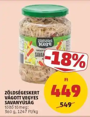 PENNY Zöldségeskert Vágott Vegyes Savanyúság ajánlat