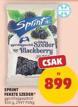 PENNY SPRINT Fekete szeder ajánlat