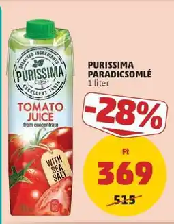 PENNY PURISSIMA PARADICSOMLÉ ajánlat