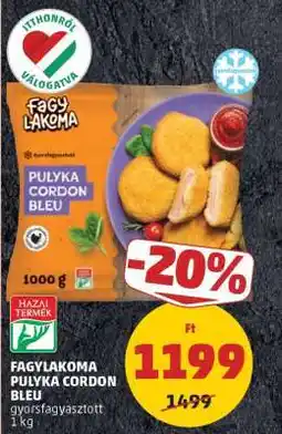 PENNY Fagylakoma Pulyka Cordon Bleu ajánlat