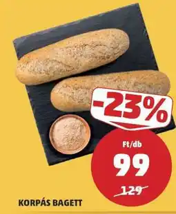 PENNY Korpás Bagett ajánlat