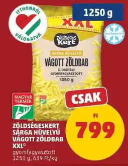 PENNY Zöldségeskert Sárga Hüvelyű Vágott Zöldbab XXL ajánlat