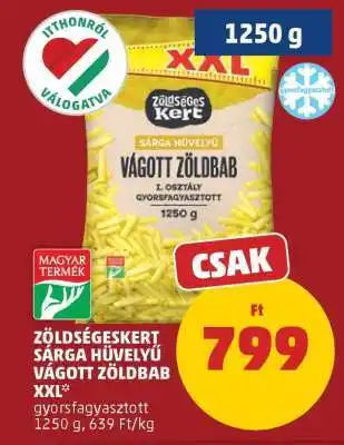 PENNY Zöldségeskert Sárga Hüvelyű Vágott Zöldbab XXL ajánlat