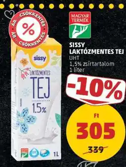 PENNY Sissy Laktózmentes Tej ajánlat