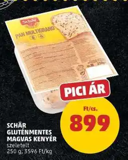 PENNY Schär Gluténmentes Magvas Kenyér ajánlat