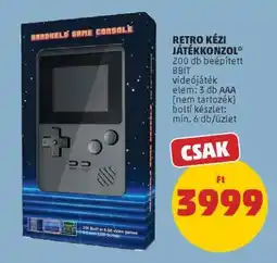 PENNY RETRO KÉZI JÁTÉKKONZOL ajánlat