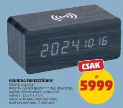 PENNY GRUNDIG ÉBRESZTŐÓRA ajánlat