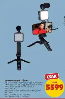 PENNY GRUNDIG SELFIE STÚDIÓ ajánlat