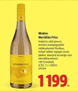 Lidl Wekler Meridián Friss ajánlat