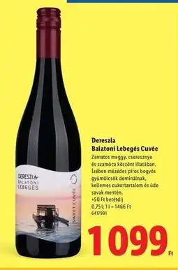 Lidl Dereszla Balatoni Lebegés Cuvée ajánlat