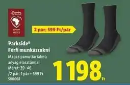 Lidl PARKSIDE Férfi munkászokni ajánlat