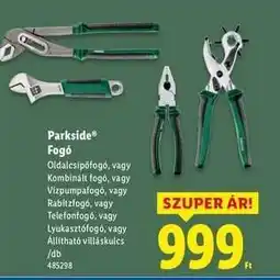 Lidl PARKSIDE Fogó ajánlat