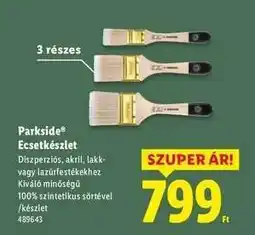 Lidl PARKSIDE Ecsetkészlet ajánlat