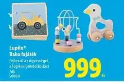 Lidl Lupilu Baba fajáték ajánlat