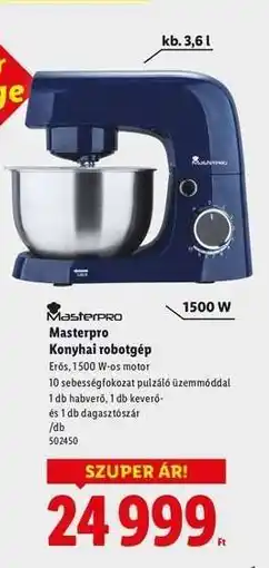 Lidl Masterpro Konyhai robotgép ajánlat