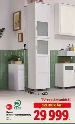 Lidl Livarno Fürdőszoba magas szekrény ajánlat