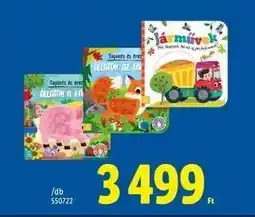 Lidl Tapintás és érzékelés könyvek ajánlat