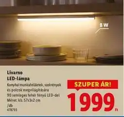 Lidl Livarno LED-lámpa ajánlat
