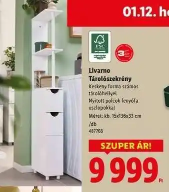 Livarno Tárolószekrény