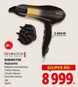 Lidl Remington Hajszárító ajánlat
