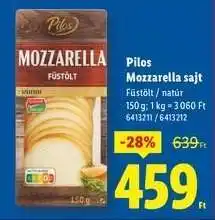 Lidl Pilos Mozzarella sajt ajánlat