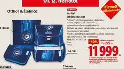 Lidl Herlitz Iskolatáskaszett ajánlat