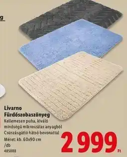 Lidl Livarno Fürdőszobaszőnyeg ajánlat