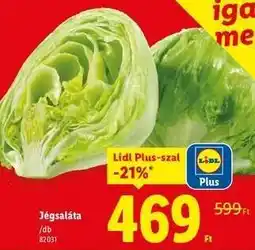 Lidl Jégsaláta ajánlat