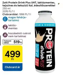 Tesco Zott Protein Drink Plus UHT ajánlat