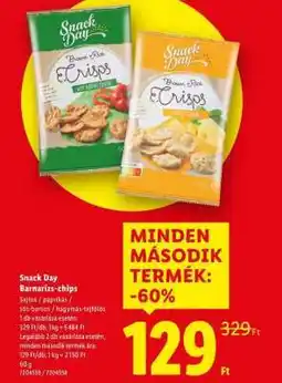 Lidl SNACK DAY Barnarizs-chips ajánlat