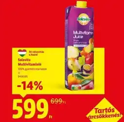 Lidl SOLEVITA Multivitaminlé ajánlat
