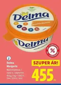 Lidl DELMA Margarin ajánlat