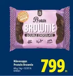 Lidl Nanosupps Protein Brownie ajánlat