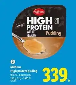 Lidl Milbona High Protein Pudding ajánlat