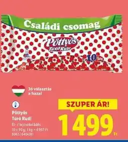 Lidl PÖTTYÖS Túró Rudi ajánlat