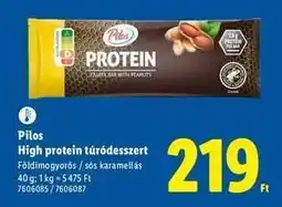 Lidl PILOS High Protein túródesszert ajánlat