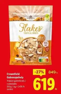 Lidl CROWNFIELD Gabonapehely ajánlat