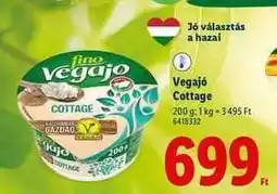 Lidl Vegajó Cottage ajánlat