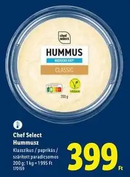 Lidl CHEF SELECT Hummusz ajánlat