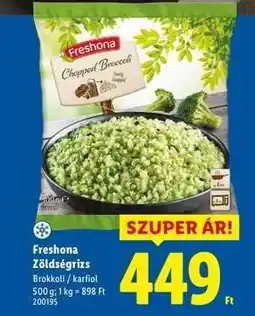 Lidl Freshona Zöldségrizs ajánlat