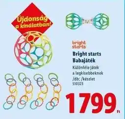 Lidl Bright starts Babajáték ajánlat