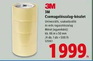 Lidl 3M Csomagolószalag-készlet ajánlat
