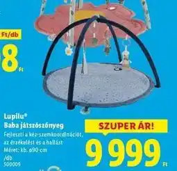 Lidl Lupilu Baba játszószőnyeg ajánlat
