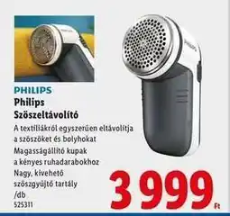Lidl Philips Szösztelenítő ajánlat