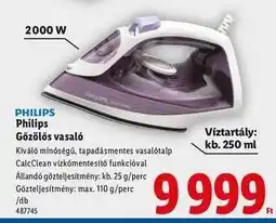 Lidl PHILIPS Gőzölős vasaló ajánlat
