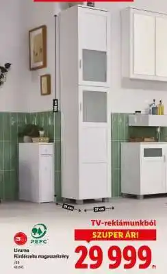 Lidl Livarno Fürdőszoba magasszekrény ajánlat