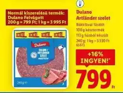 Lidl Dulano Artländer szelet ajánlat