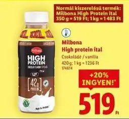 Lidl MILBONA High Protein ital ajánlat