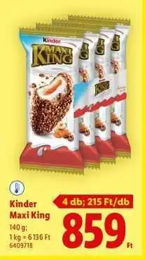 Lidl KINDER Maxi King ajánlat
